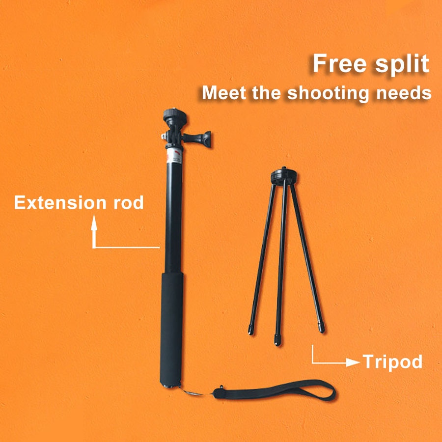 Funsnap Pole Extension Stick Rod Stablizer Gimbal Tripod Camera Holder Mount Gimbal Accessories For Capture 3 2 Extension Pole