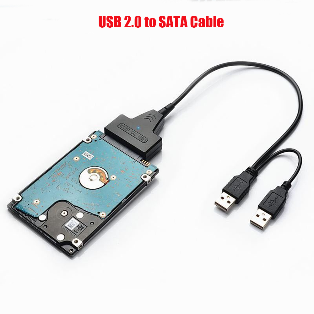 SATA to USB 3.0/2.0 Adapter Cable - 22 Pin 2.5 Inch External HDD SSD Converter