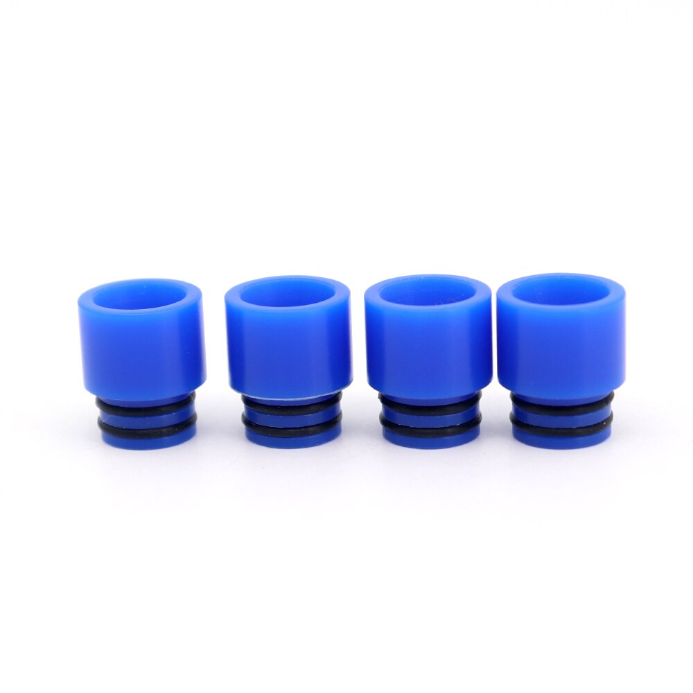 4 PCS 4 Kleur 510 POM Drip Tip: Blauw