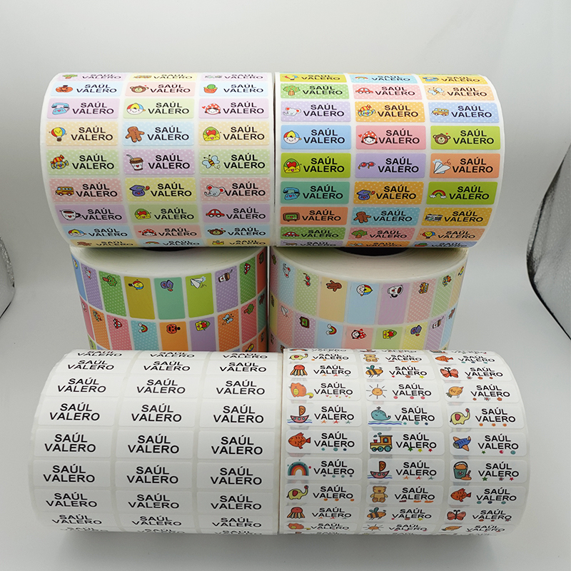 Namensschild-Aufkleber, individuelle Aufkleber, wasserfest, personalisierte Etiketten, Kinder, Schule, Schreibwaren, Büroaufkleber