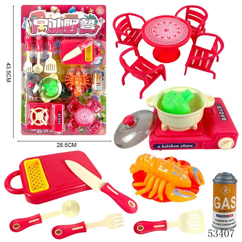 Mini giocattoli da cucina gioca cibo frutta e verdura giochi utensili da cucina giocattoli educativi per bambini: Blu profondo