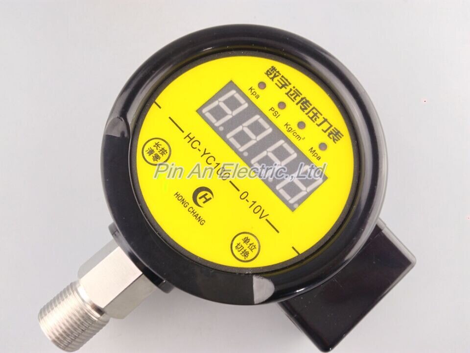 DC12V-24v 0-6MPA Digital remote pressure gauge constant pressure water supply Digital remote pressure gauge HC-YC100