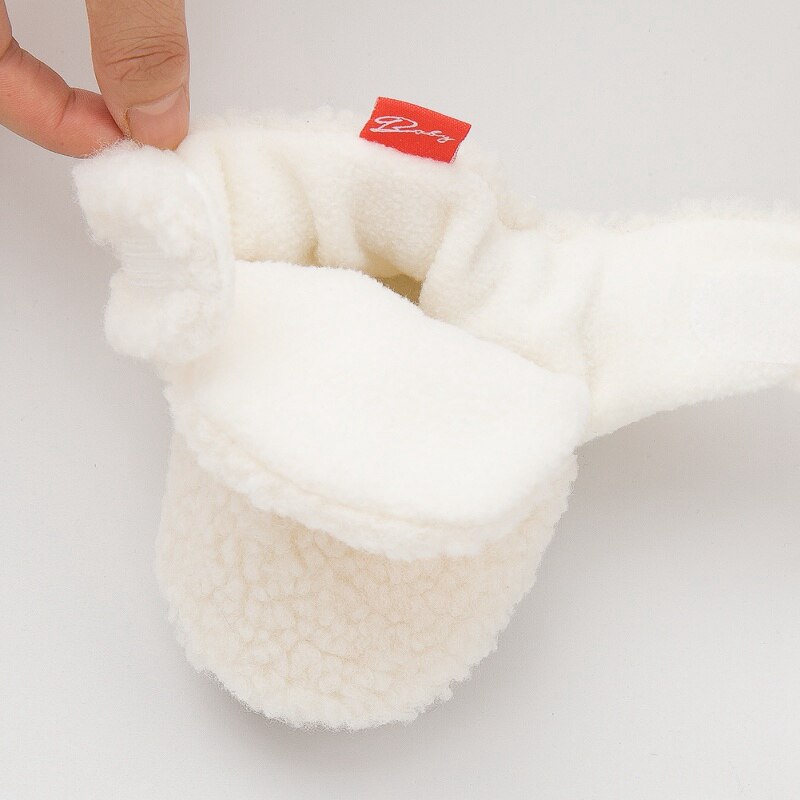 -né enfant en bas âge corail polaire bottes hiver premiers marcheurs bébé filles garçons chaussures semelle souple fourrure neige chaussons pour 0-18M