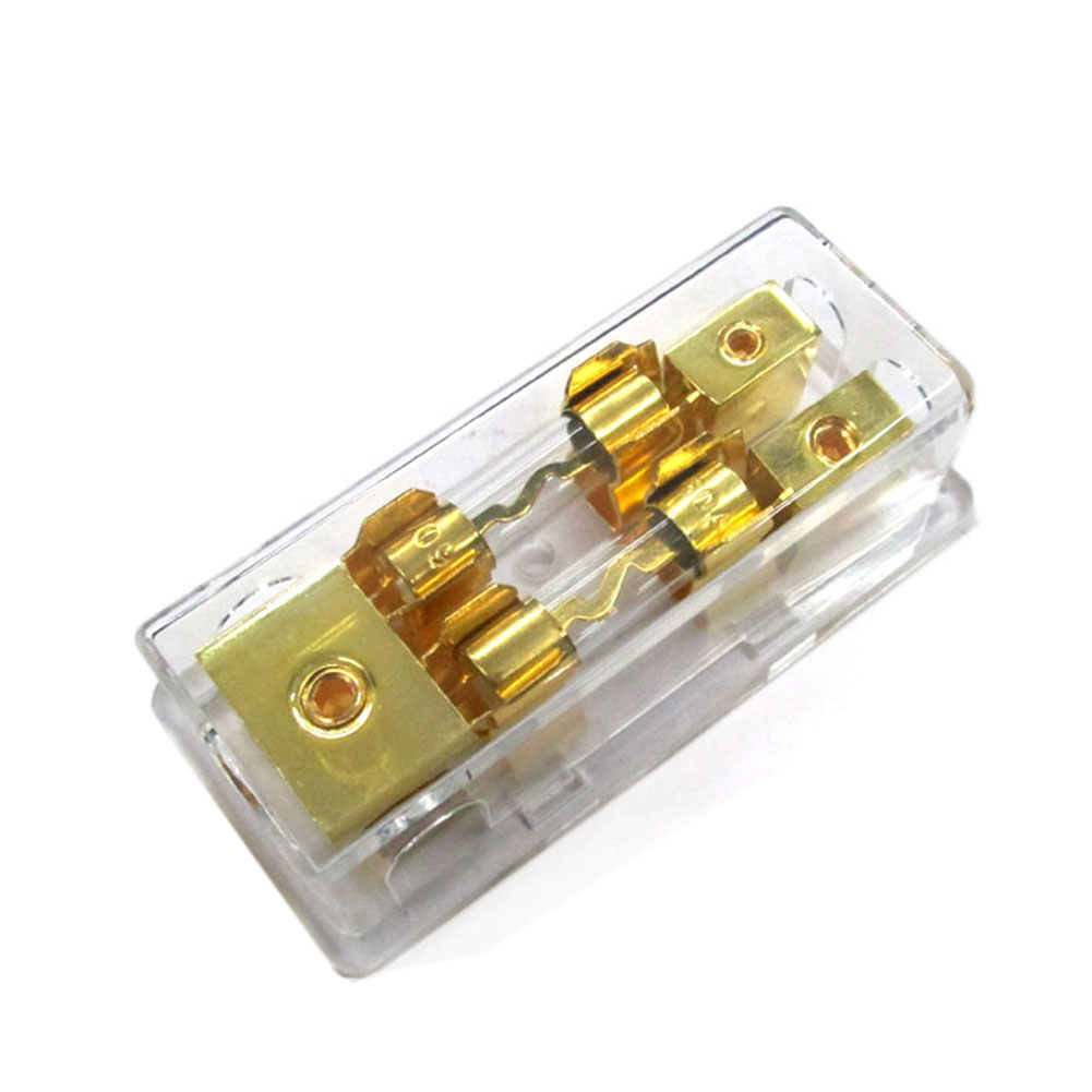 Bloc de fusibles pour automobile avec coque 2 support électronique pour mini chaîne stéréo audio de voiture, distribution d'alimentation 1 to voies universelle