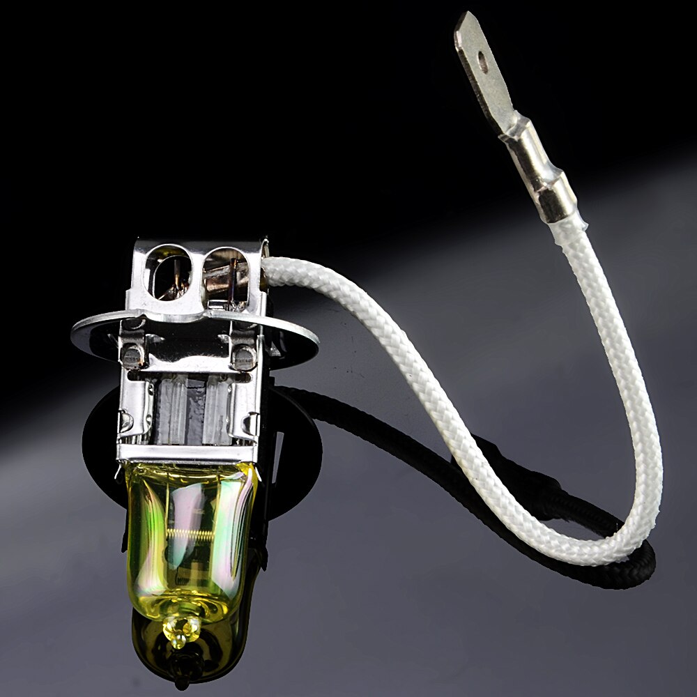 hippcron H3 Halogen Lamp 12V 55W 1 Piece Yellow3000K HeadLight Glass Replacement Car Light Auto Bulb