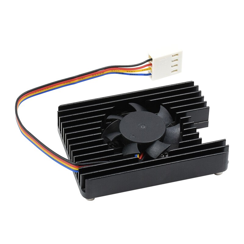 Raspberry Pi Computer Module 4 Aluminum Heatsink Antenna Dedicated Notched 12V 3007 Adjustable Speed Fan for Raspberry Pi CM4: with Cooling Fan