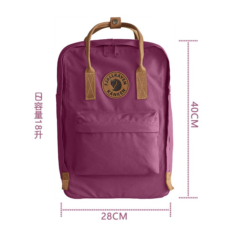 Fjallraven kanken no.2 Backpack G-1000 High Capacity Laptop Bag Unisex Schoolbag Outdoor Travel Classic Daypack 23569