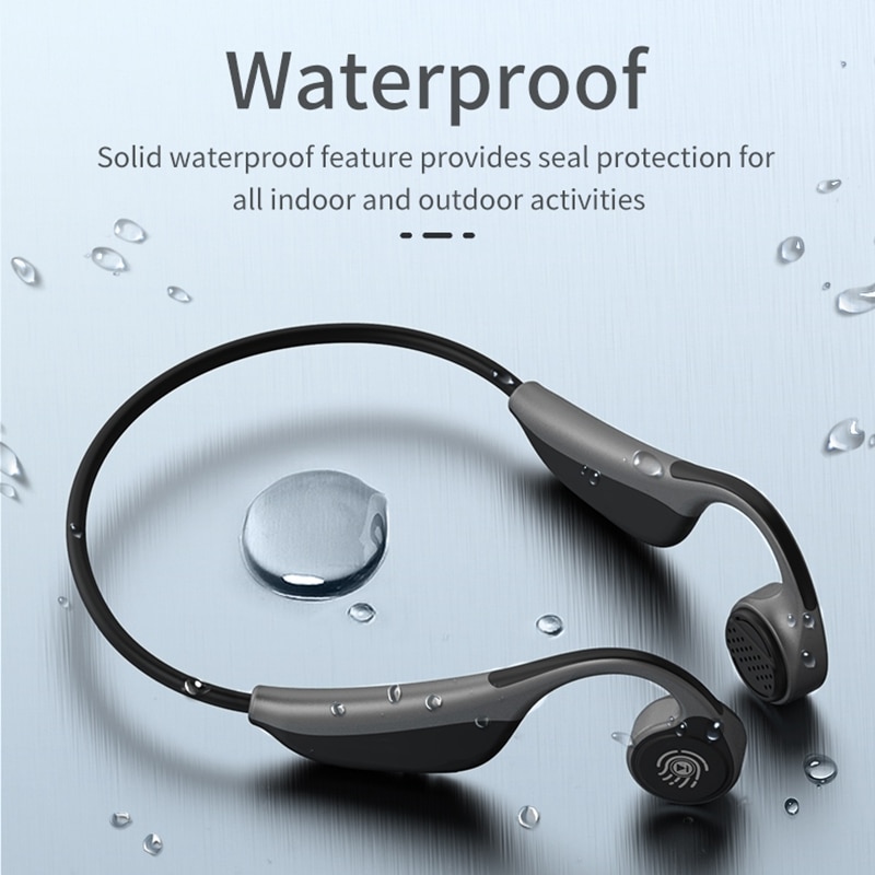 V9 Wireless Bluetooth 5.0 Headphones Bone Conduction Earphone Outdoor Sport Headset with Microphone Headsets PK Z8 Headset