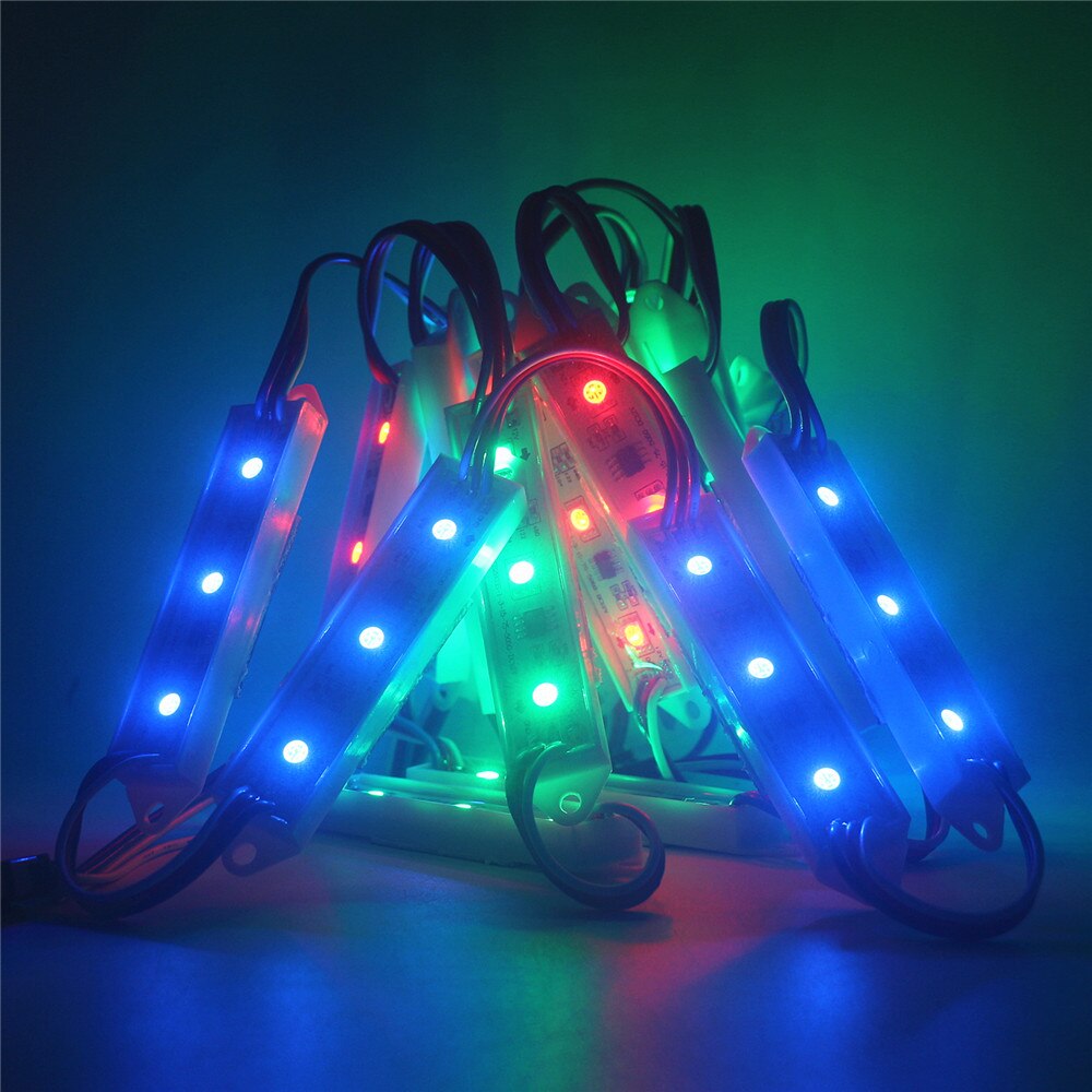 WS2811 2811 Chip SMD 5050 3 LED Module Lighting IP68 Waterproof Full color Led Modules Ultra Bright Sign Strip Backlight DC12v