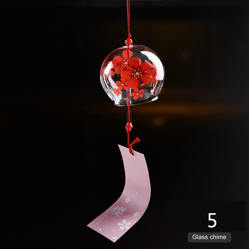 1pc vindklocka japan vindspel handgjorda glas furin spa kök kontorsinredning japansk rumsinredning för heminredningsfest: 5