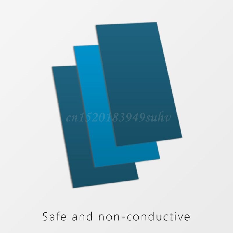 3Pcs 0.3mm/0.5mm/1mm Thermal Pad 6.0 W/M.K High Efficient Thermal Conductivity Pads with High Performance