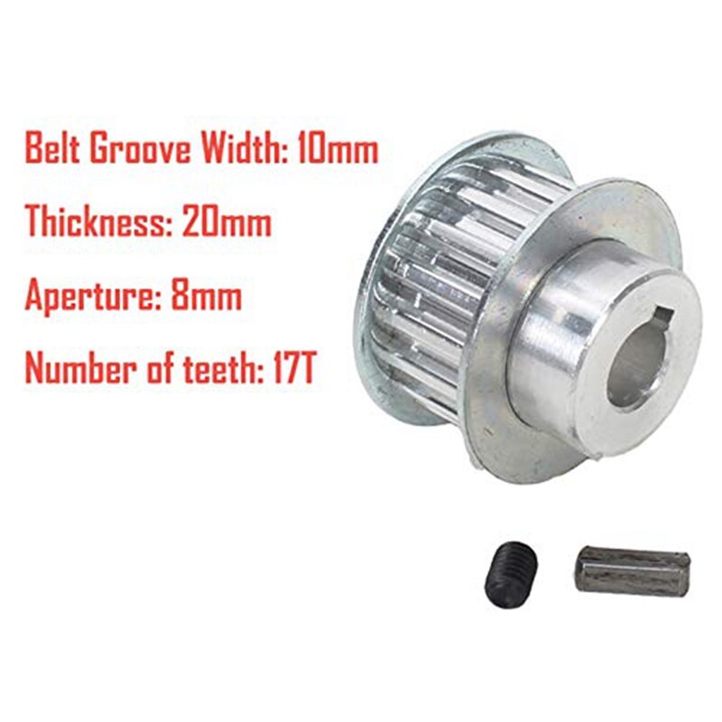 2Pcs Metal Synchronous Pulley Gear Motor Belt Gear Drive Wheel Gear S/N Cj0618 Lathe Gears, Metal Cutting Machine Gears