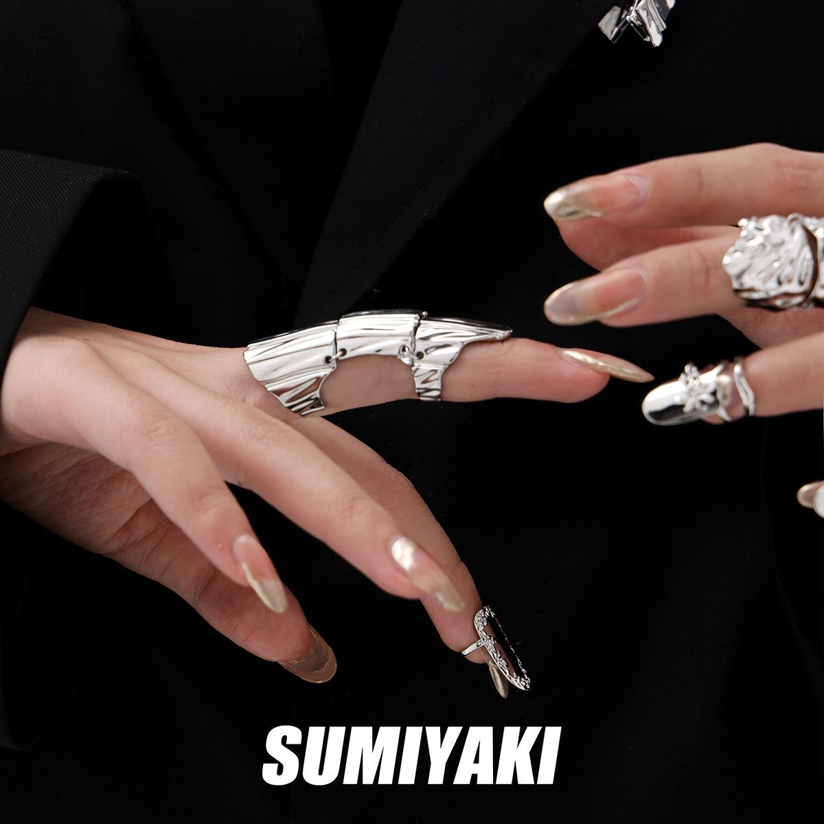 Original Plate Armor Series Joint Ring Mechanical Wind Opening Armor Ring