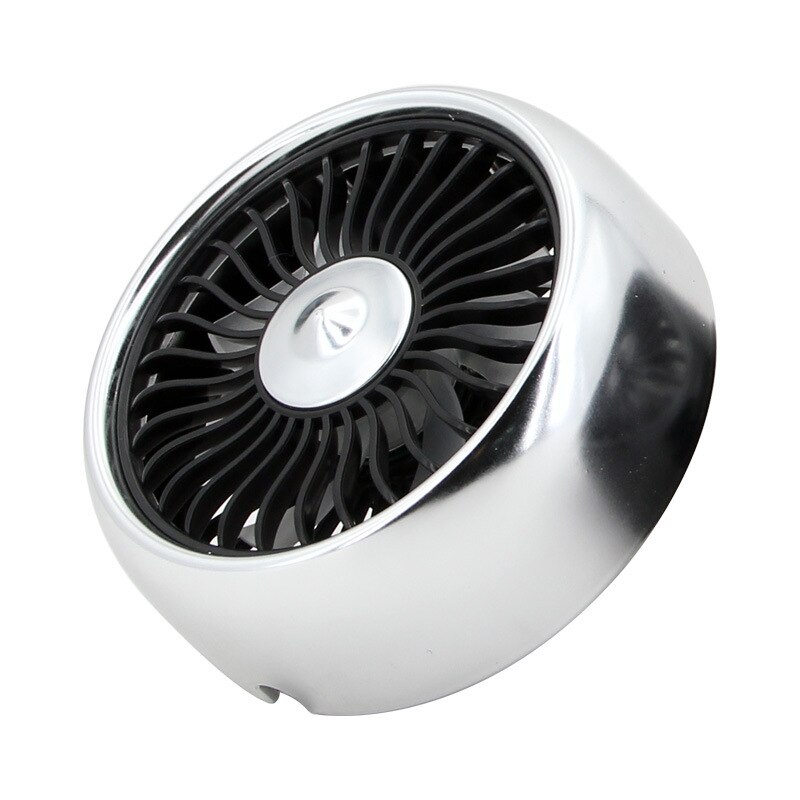 Ventilateur électrique multifonctionnel pour voiture, sortie d'air, Console, Center, Expansion de la puissance éolienne, USB: silver 2