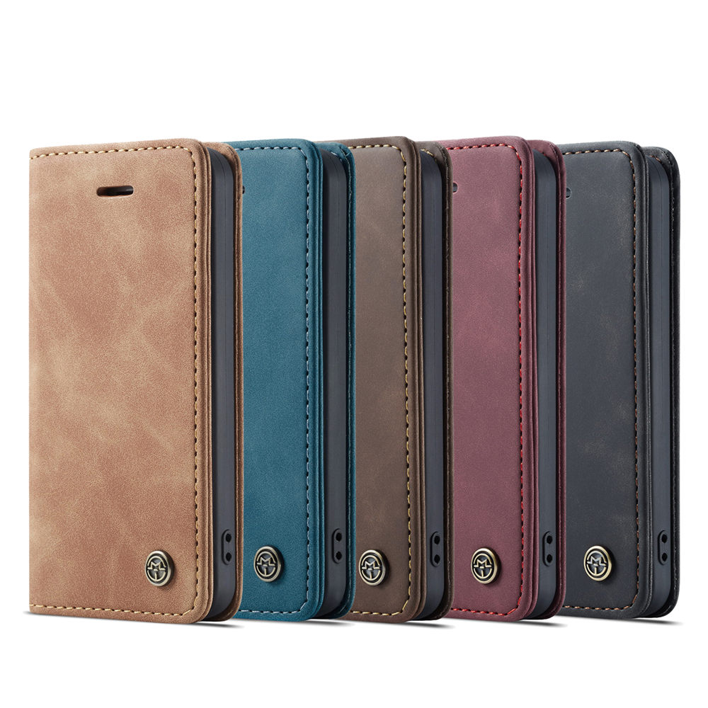 Magnetic Flip Leather Phone Case For iPhone 5 5S SE Capa Credit Card Slot Wallet Cover For iPhone 5S Funda