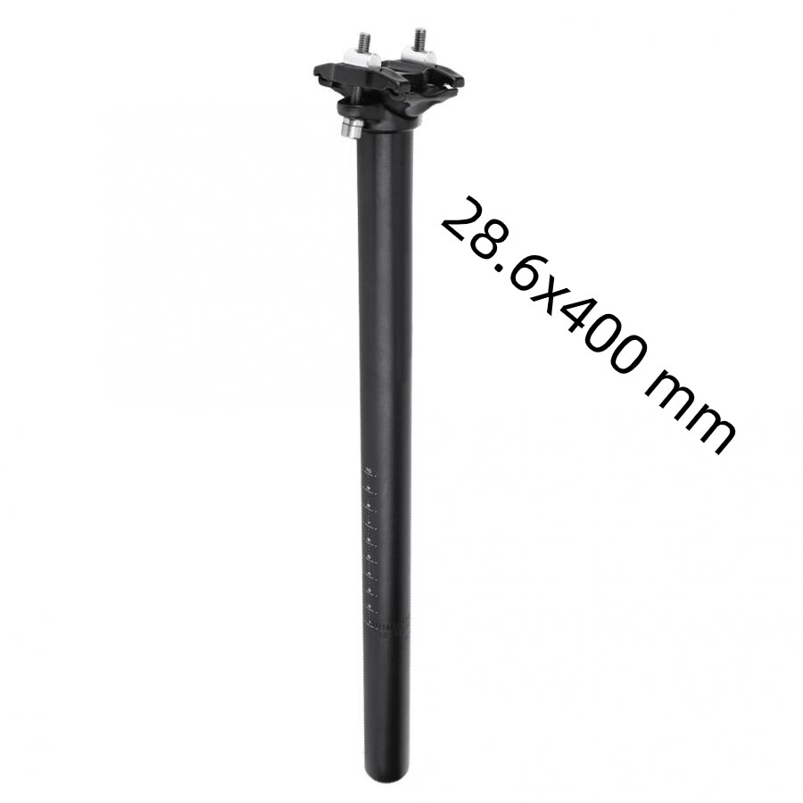 Tija de sillín de bicicleta tubo amortiguador, asiento de bicicleta de montaña y carretera, ángulo ajustable 25,4, 27,2, 28,6, 30,9x31,6mm