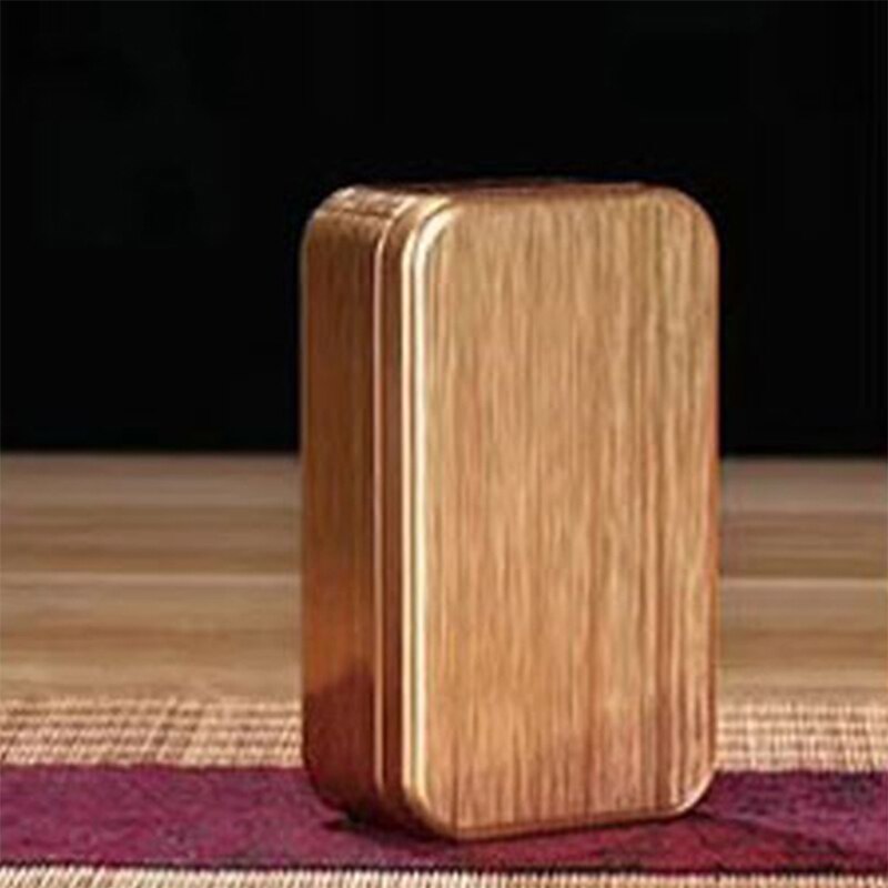 1PC Packaging Custom Food Grade Tin Can Black Metal Square Boxes Aluminum Tea Tin Box: GD