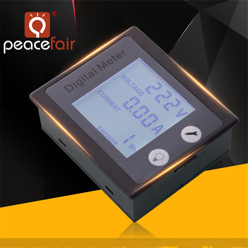 AC Single Phase Digital Panel Voltmeter Ammeter 220V 100A Voltage Current Energy Electricity Kwh Meter PZEM-0 11 with CT Coil