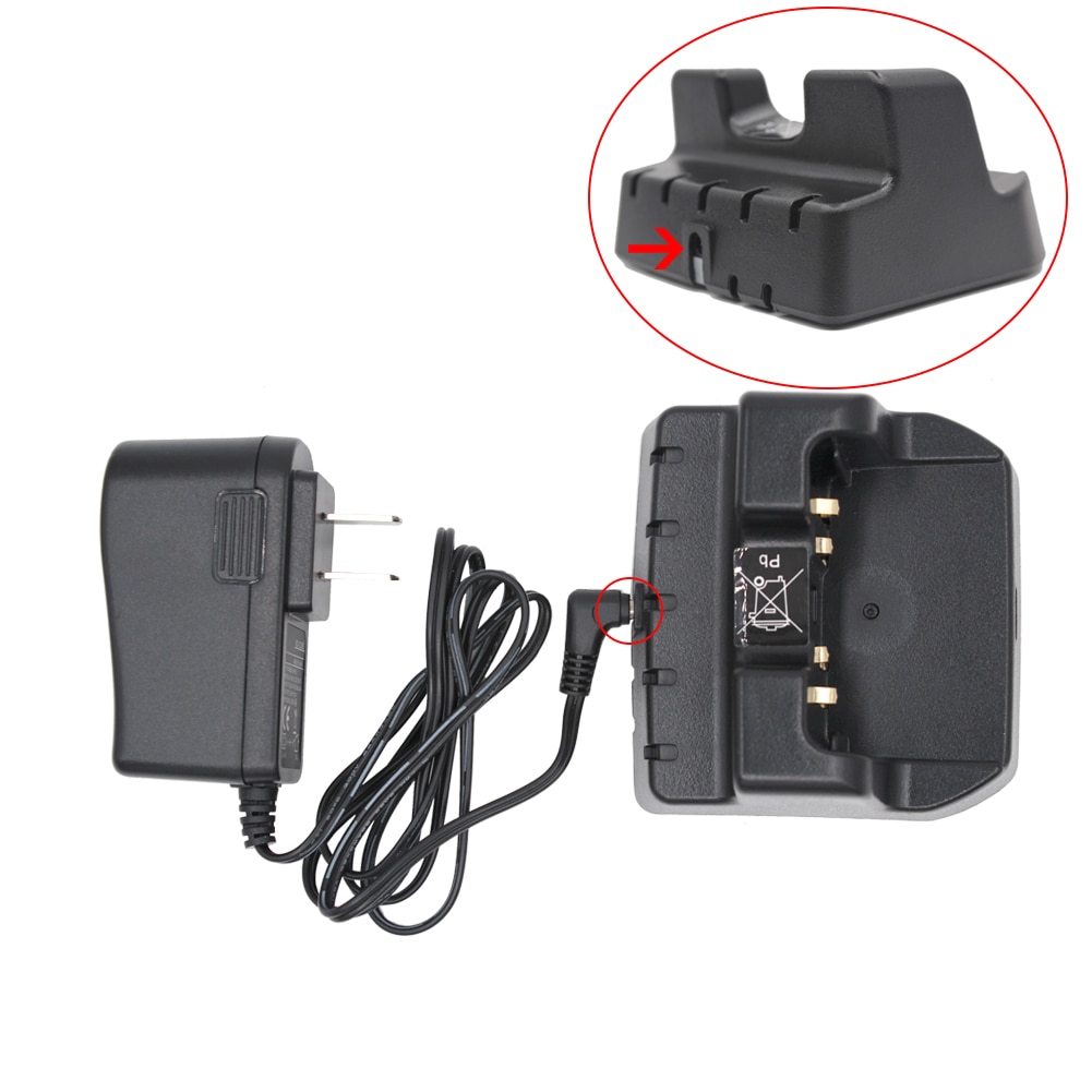 CD-47 VAC-20 Desktop Charger for Vertex Yaesu Radio VX-414 VX-417 VX-160 VX-180 FT-60R FT-250R FT-270R VX-120 VXA-220 VX-800