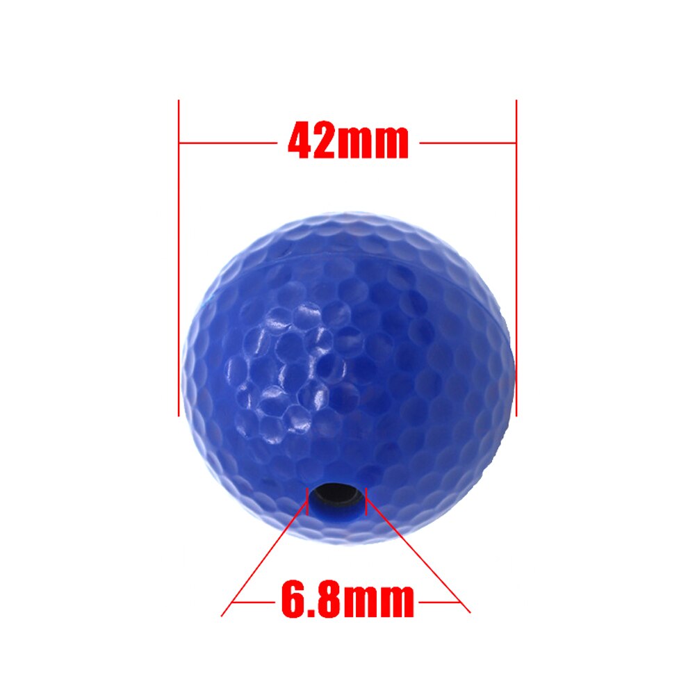 6 pièces/8 pièces échelle lancer balle balle de Golf Bolas dur Golf balles d'entraînement jeu de balle en plein air