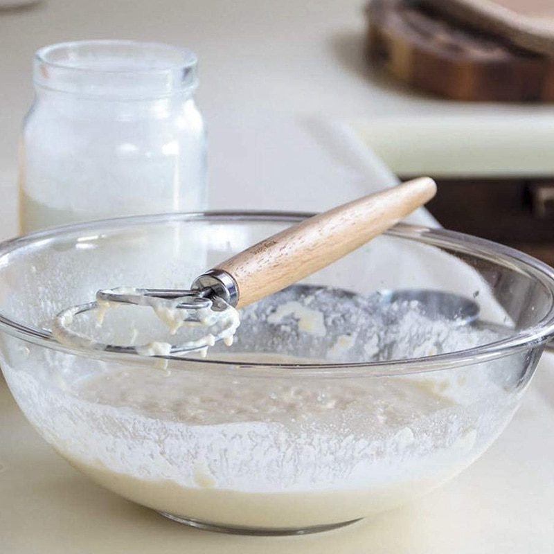 Deense Deeg Garde Brood Mixer,3 Pcs Rvs Nederlandse Garde Voor Cake Dessert Brood Pizza Gebak Keuken Bakken Tool