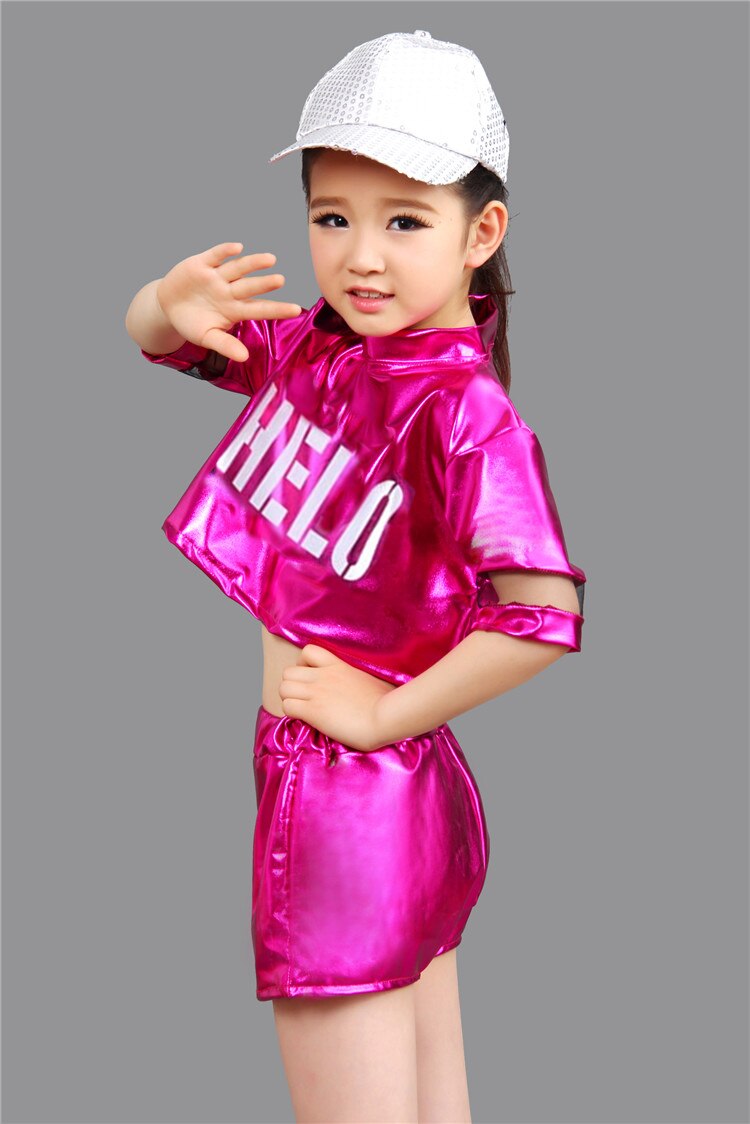Girl Jazz Dance Girls Jazz Dance Costumes for Girls Kids Hip Hop Dancing Children Performance Jazz Costume For Girl Shirt Pant