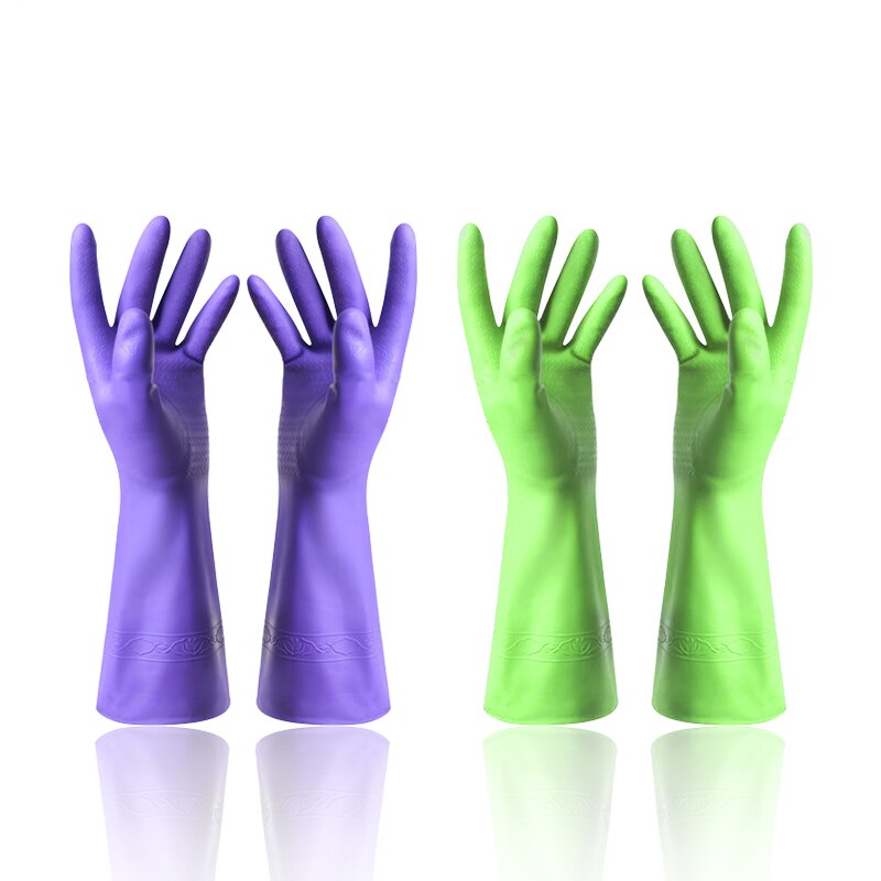 Household waterproof rubber thin gloves kitchen summer washing clothes washing dishes chores clean sanitary latex gloves