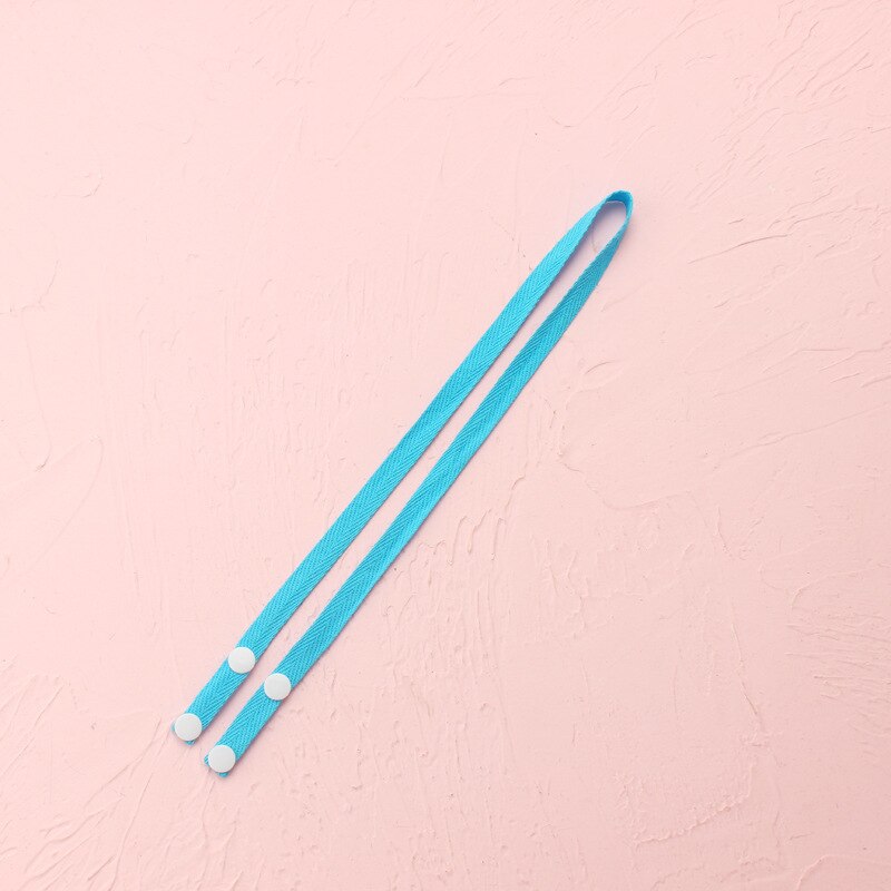 Cuerda colgante para mascarilla, cordón de Color sólido para máscara facial, soporte de cadena sin huellas para colgar en la oreja, para exteriores, para niños y adultos: 12