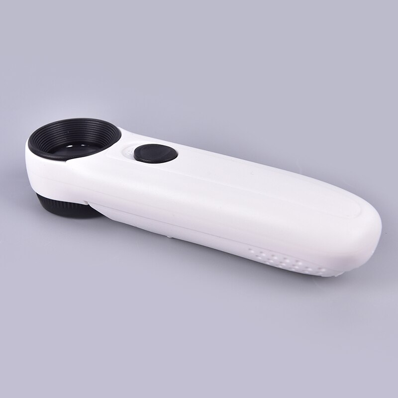 40X powiększające szkło powiększające jubiler oko lupa jubilerska pętla z 2 diodami doprowadziło