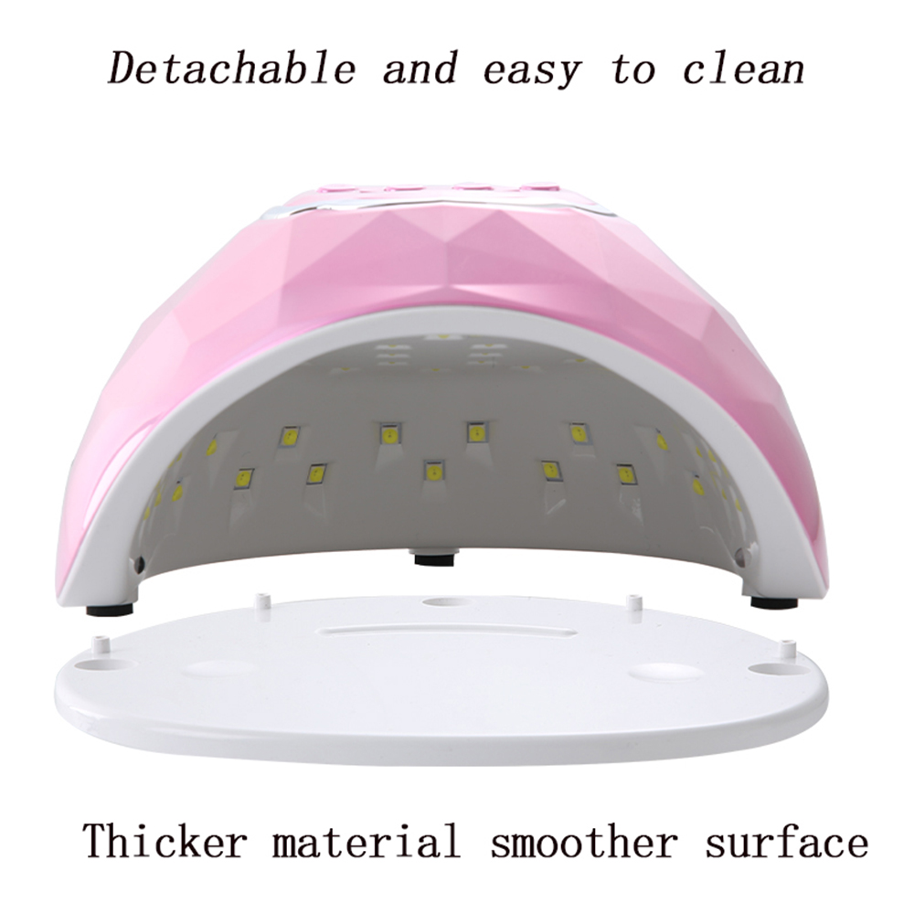 Secador de uñas , lámpara LED UV de 78W para todo tipo de esmaltes de uñas de Gel, 39 Uds. LED de secado rápido, con temporizador y Sensor inteligente