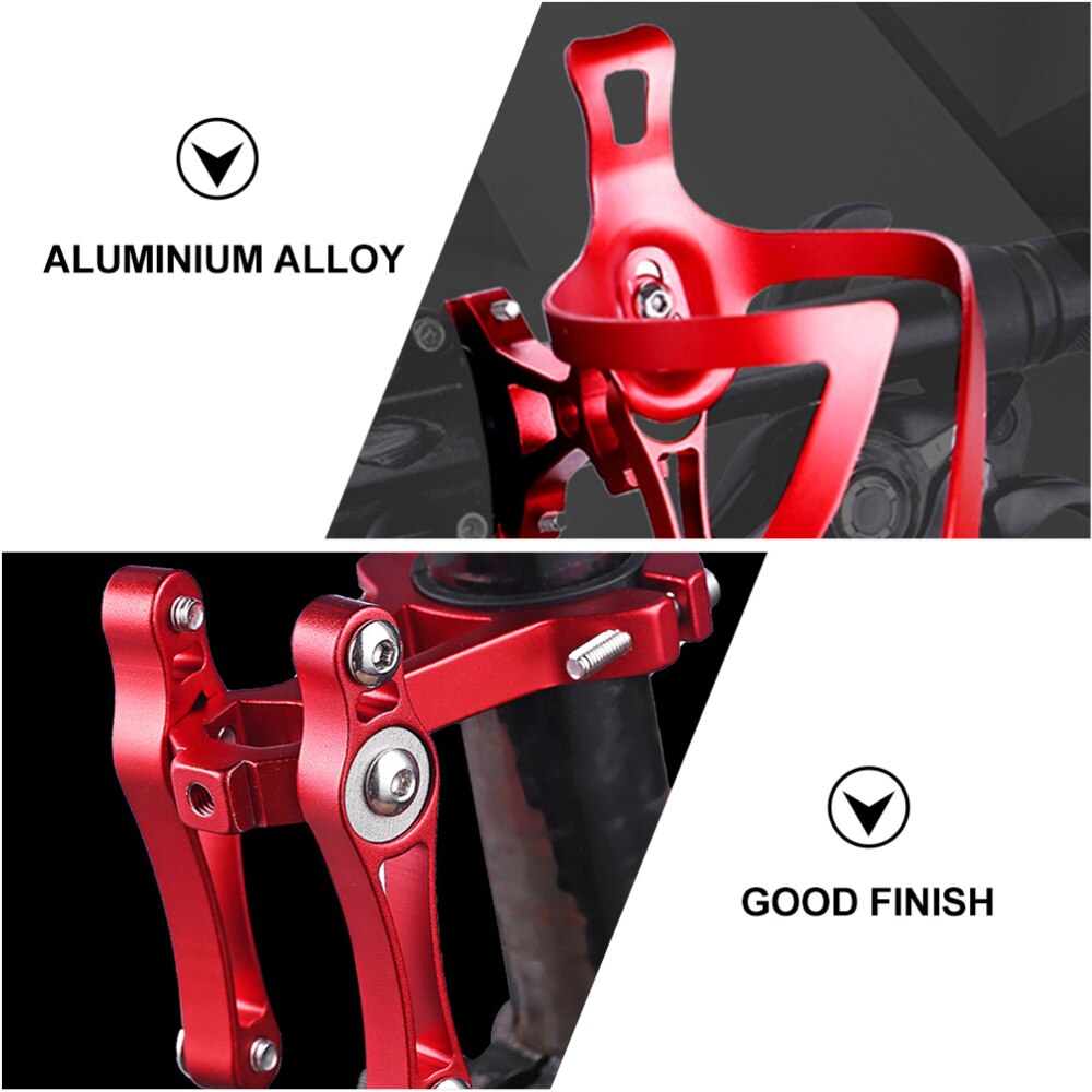 1PC Water Bottle Clamp Durable Double Buckle Kettle Clip Bottle Clip Water Cup Clamp Bottle Support for MTB Bike