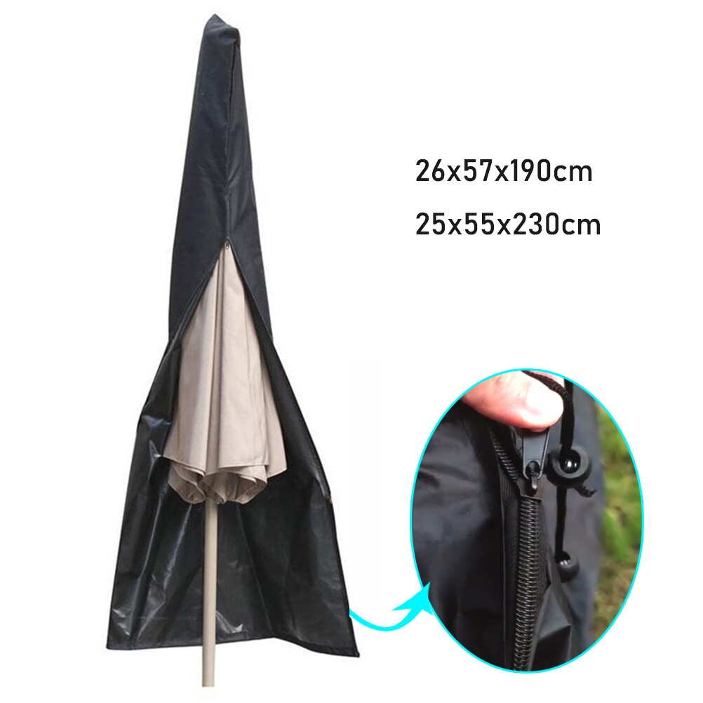 Waterdichte UV-bescherming Parapluhoes Paraplu Patio Tuin Restaurant Schild Cantilever Oxford Doek Parasol Regenhoes