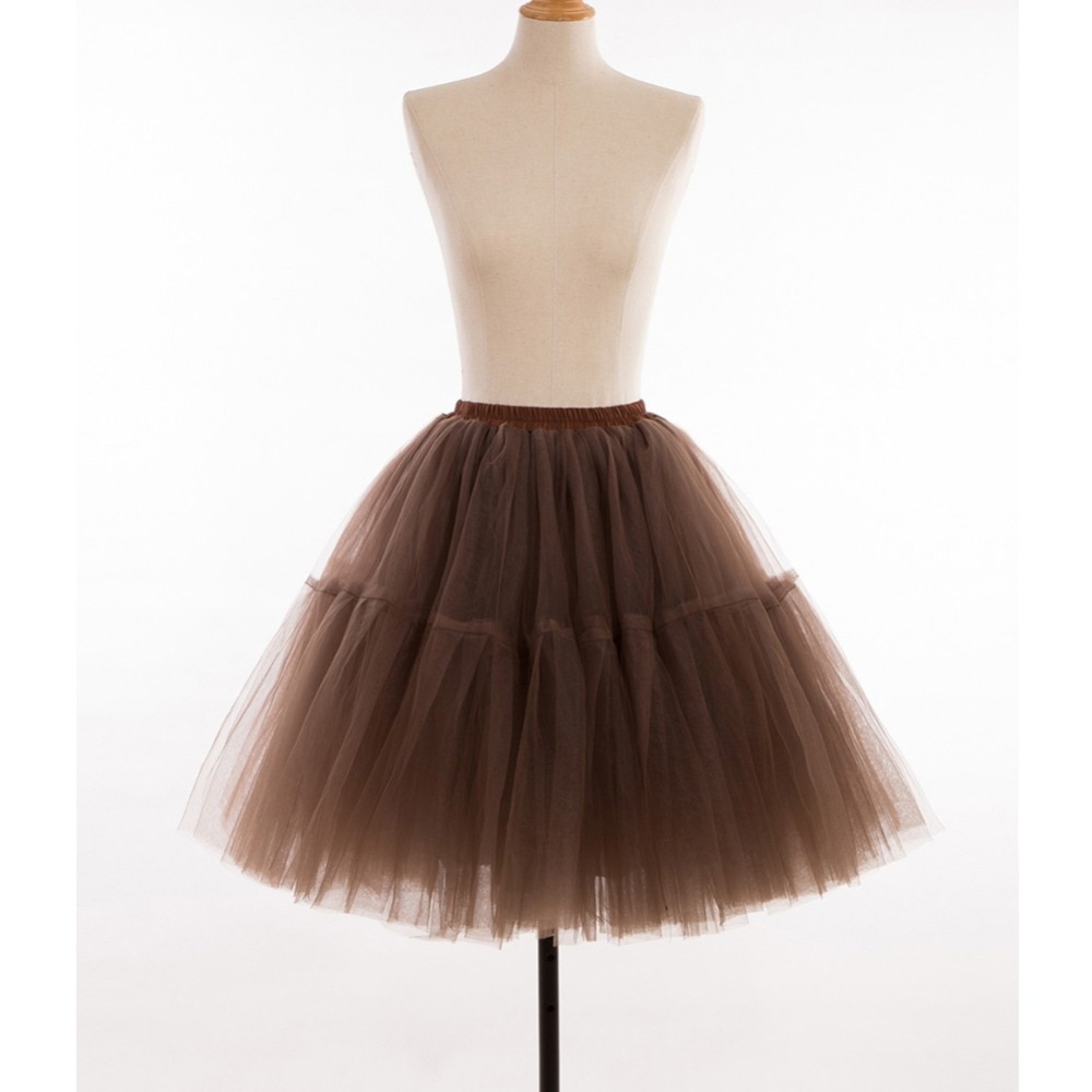 Short Petticoat Multi-color Short Underskirt Brida... – Vicedeal