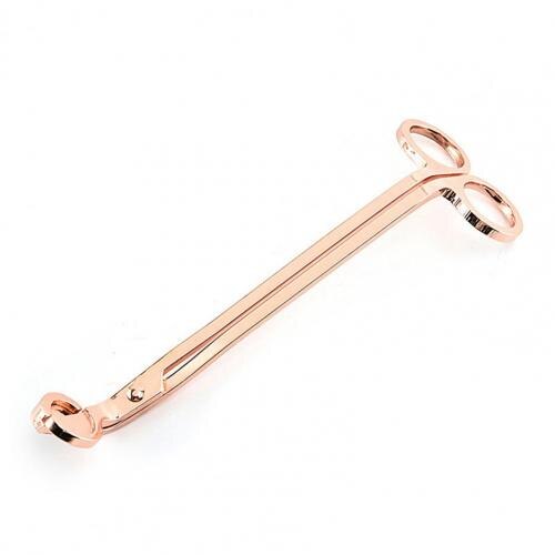 Rvs Aromatherapie Kaars Kern Handleiding Trimmer Clipper Cutter Schaar Tool Kaars Accessoires: Rose Gold