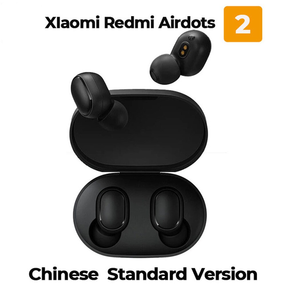 Originale Xiaomi Redmi AirDots 2 Auricolari Bluetooth TWS Senza Fili di Bluetooth V5.0 Stereo Riduzione Del Rumore Mic di Controllo Vocale Auricolare: Redmi AirDots 2