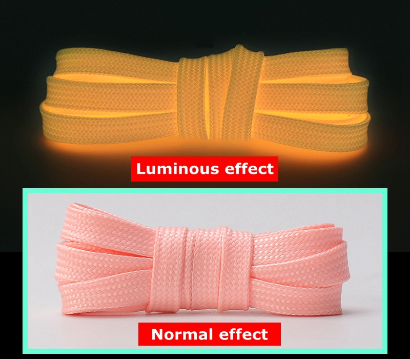 Cordones luminosos de 6 colores para niños y adultos, cordones para zapatos planos, brillantes, para , fluorescentes, Unisex, 1 par: Pink / 140 cm