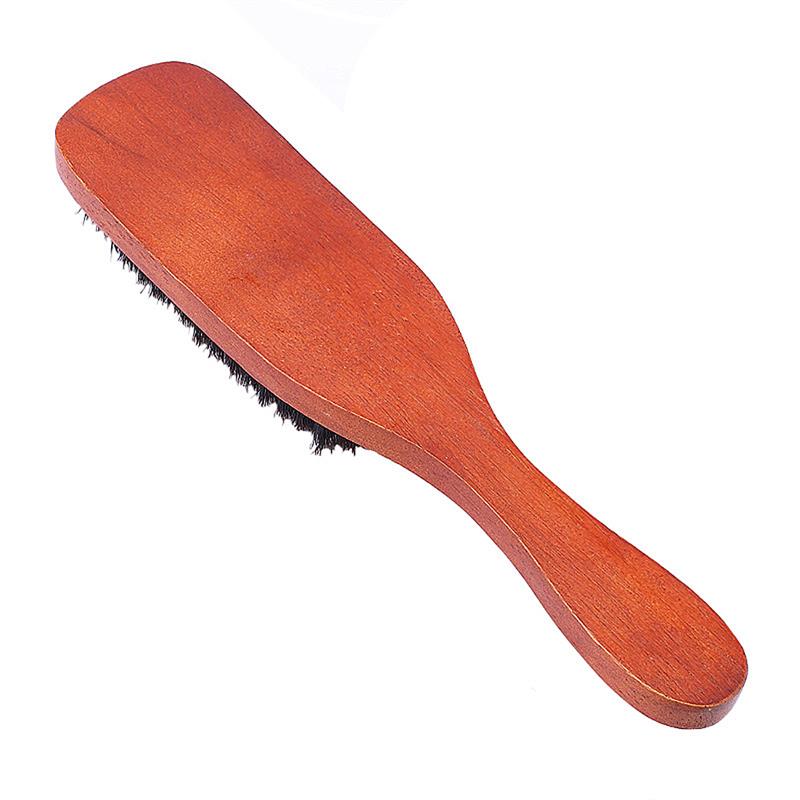 Haarborstel Hairstyling Kam Beauty Tool Haren Houten Gladde Haarborstels Varkenshaar Houten Kam Kappers Styling