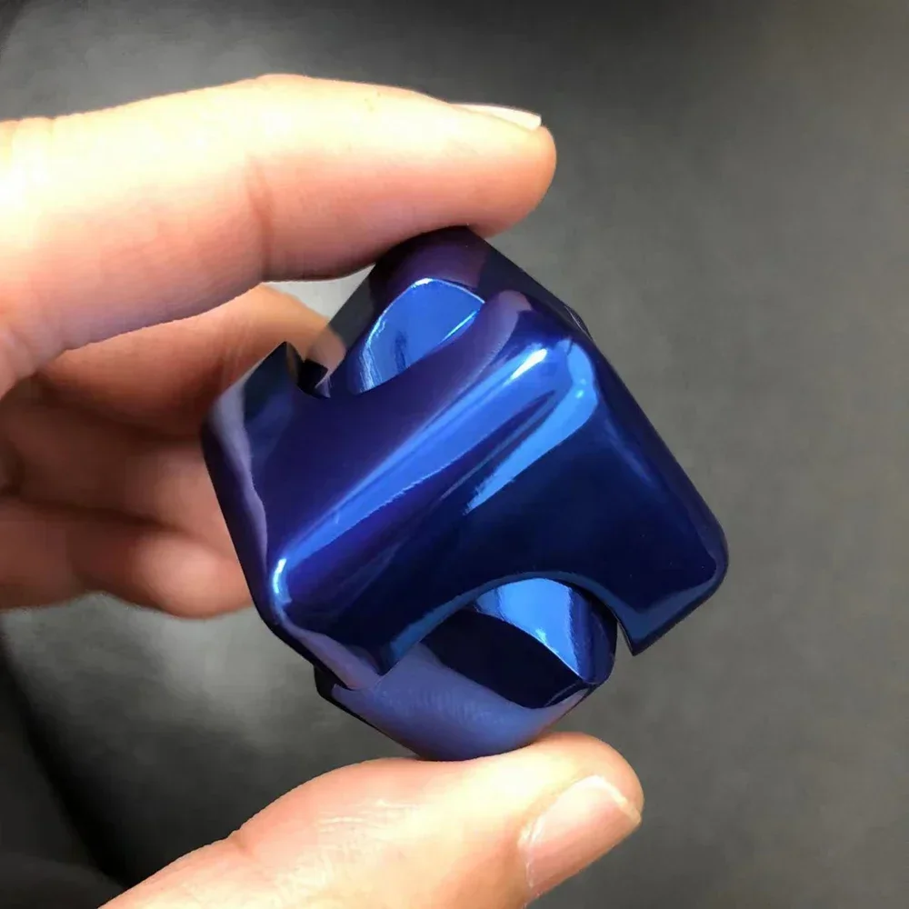Metallinen kuutio pyörivä sormenpäägyroskooppi fidget anti stress lelut aikuisille toimisto koti matkailu kannettava spinner lelut joulu