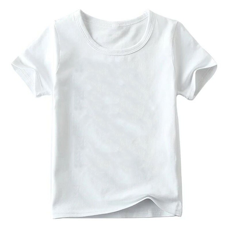 Børn panda bjørn flydende meditation print sjov t-shirt drenge og piger sommer toppe børn blød hvid t-shirt: Hvid / 5t