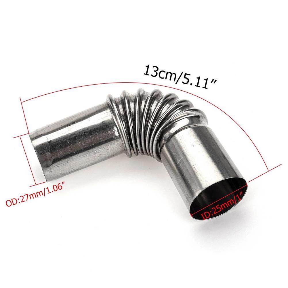 Connecteur de tuyau d'échappement coudé pour chauffage de voiture, 24mm, pour Webasto eberzaecher Parking