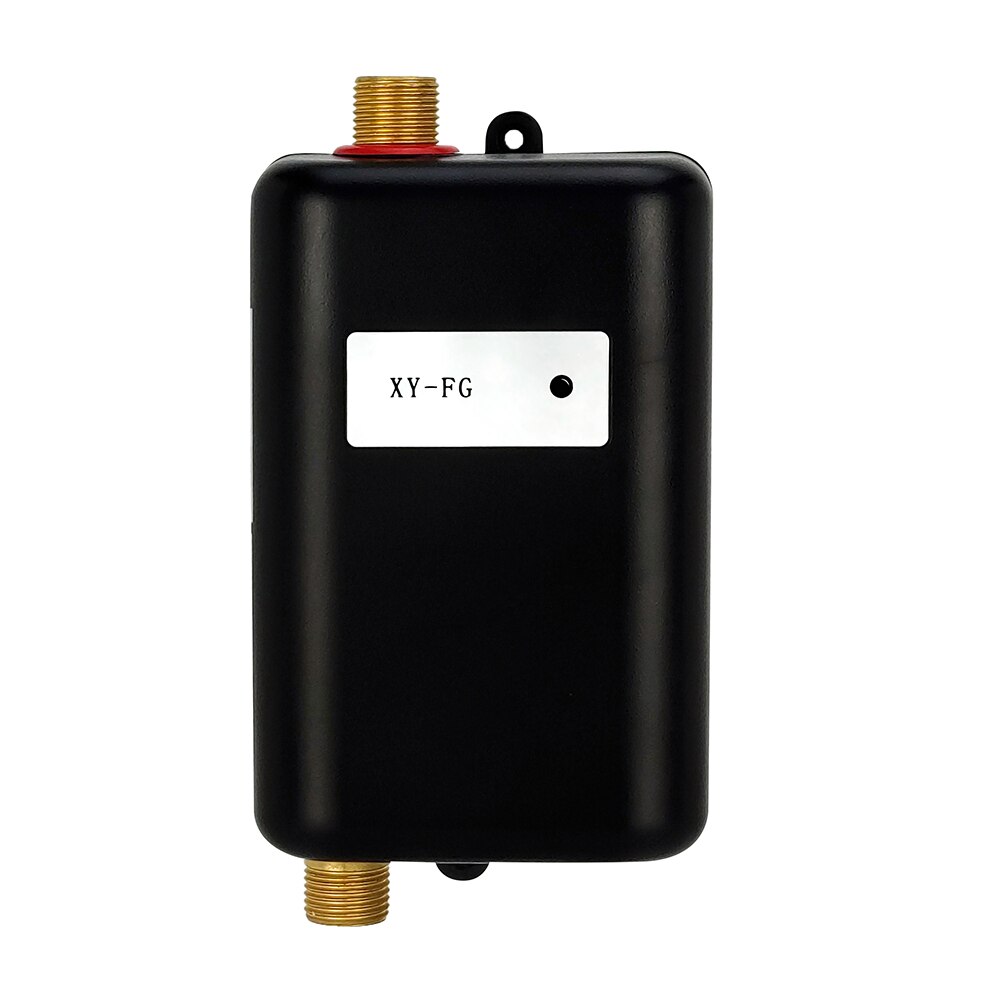 3800W Elektrische Boiler Momentane Douche Flow Snelle Verwarming Keuken Badkamer Rvs Tankless Boiler: Black / au plug