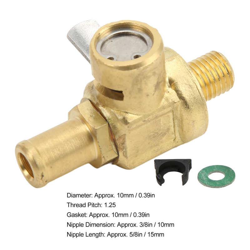 Quick Oil Drain Valve Kit Engine Oil Drain Valve Sturdy with Nipple for Vehicles