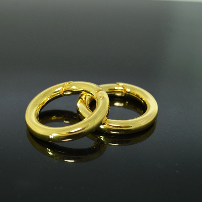 5 teile/los Heraus Größe 25mm 28mm Rose Gold/Gold/Bronze Schlüssel Ketten mit Frühling Schnalle (nie Verblassen) split Ring Schlüssel Ringe Für Tasche