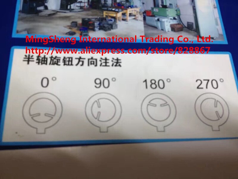 Original 100% 143# half shaft potentiometer knob Cap Red Blue Grey Orange Black 270 degrees