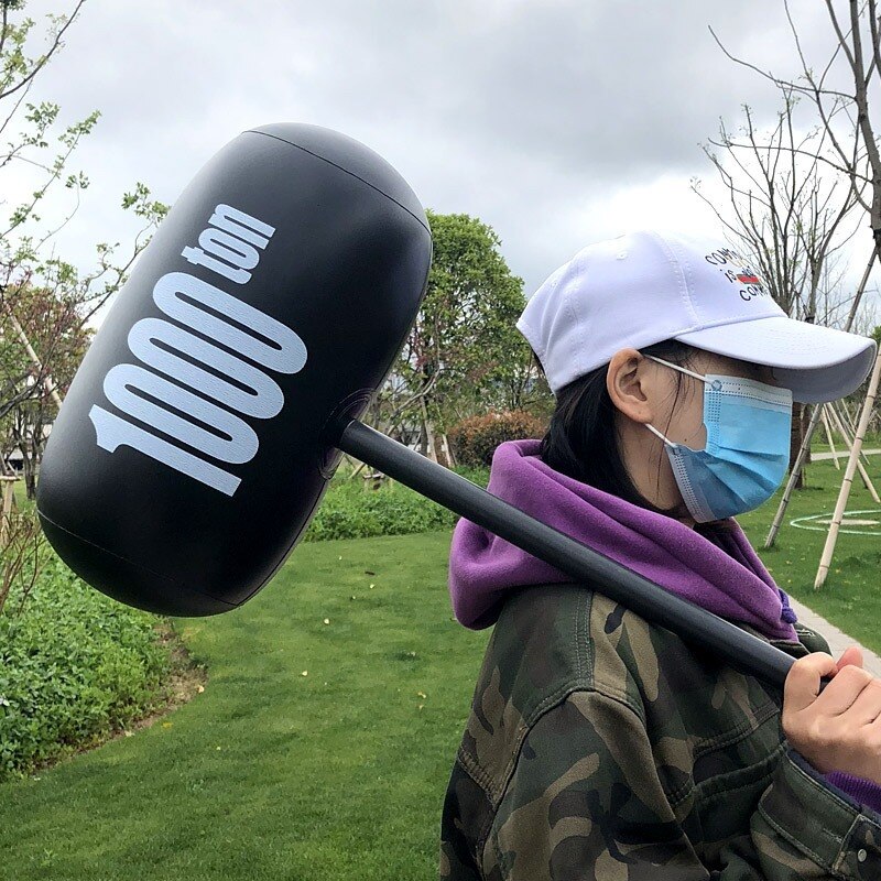 Lucht Hamer Duizend-Ton Hamer Opblaasbaar Speelgoed Opblaasbare Hamer Blow Up Lawaaimaker Speelgoed Percussie Speelgoed Beat Speelgoed Hamer spelen Speelgoed