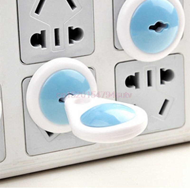 Infant Kids Plug Covers Safety Power Electric Outlet 2 Plug 6Pcs #H055#