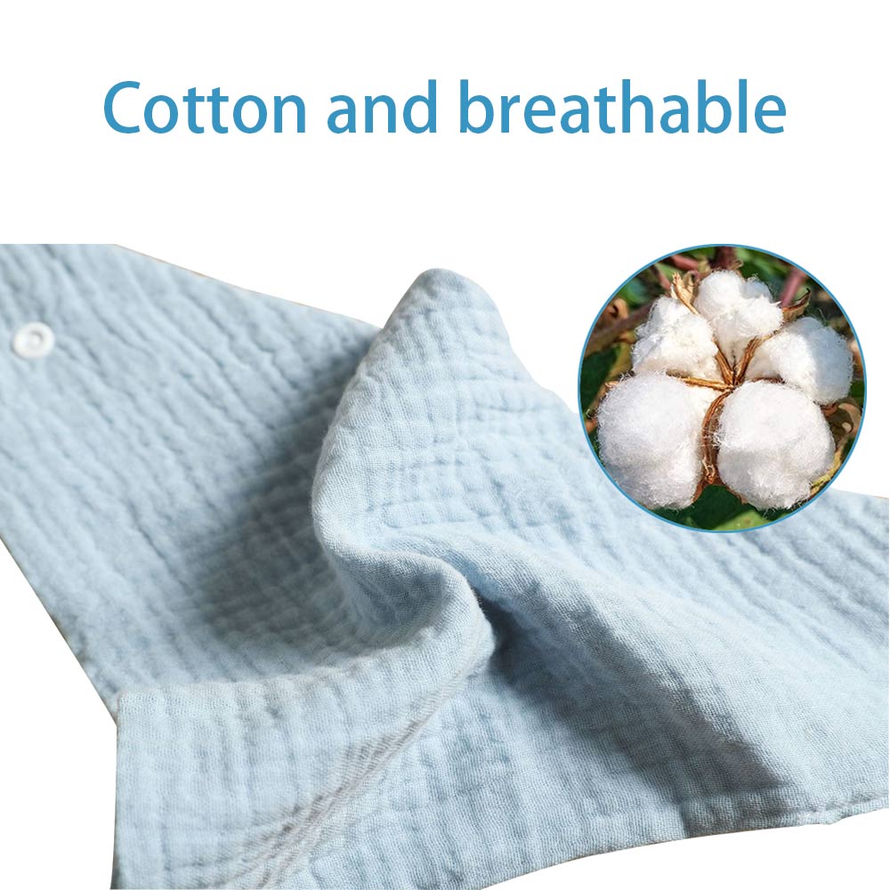 Bavaglini in mussola per bambini sciarpa a triangolo morbido cotone solido Saliva asciugamano ragazzi ragazze grembiule da alimentazione Bandana Drool neonato Burp vestiti