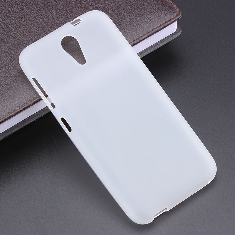 Gel TPU doux Anti-dérapage Coque arrière pour HTC Desire 620 620G 620G/820 Mini 5.0 pouces téléphone en caoutchouc silicone sac Coque Fundas: White