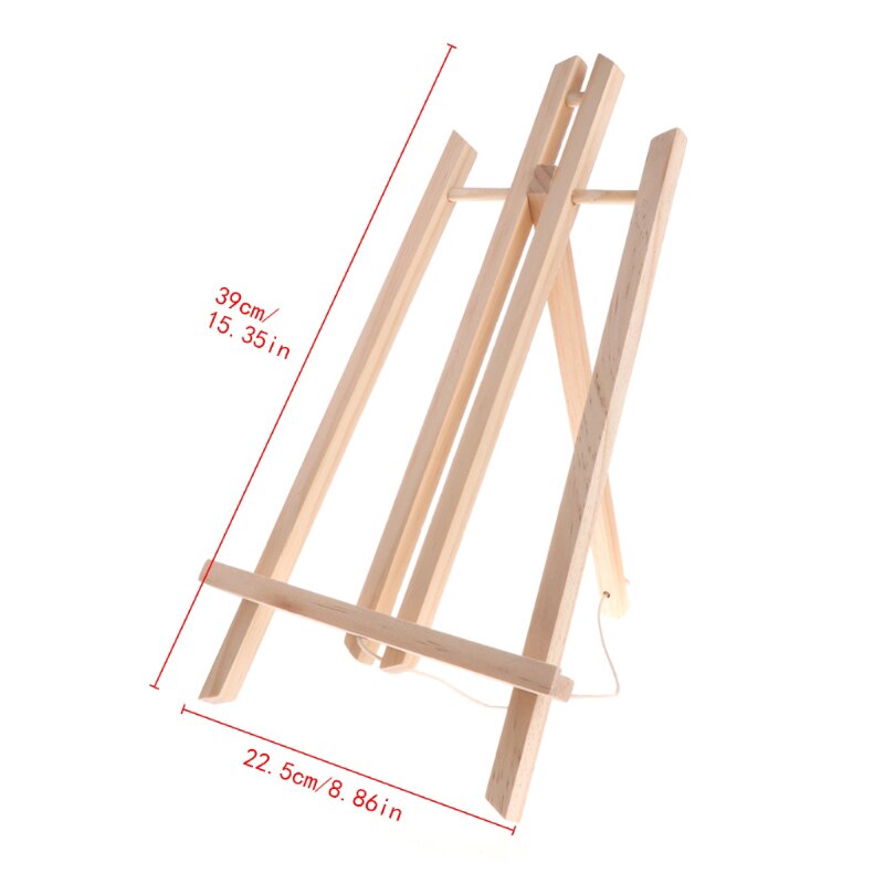 Wood Easel Advertisement Exhibition Display Shelf Holder Studio Painting Stand