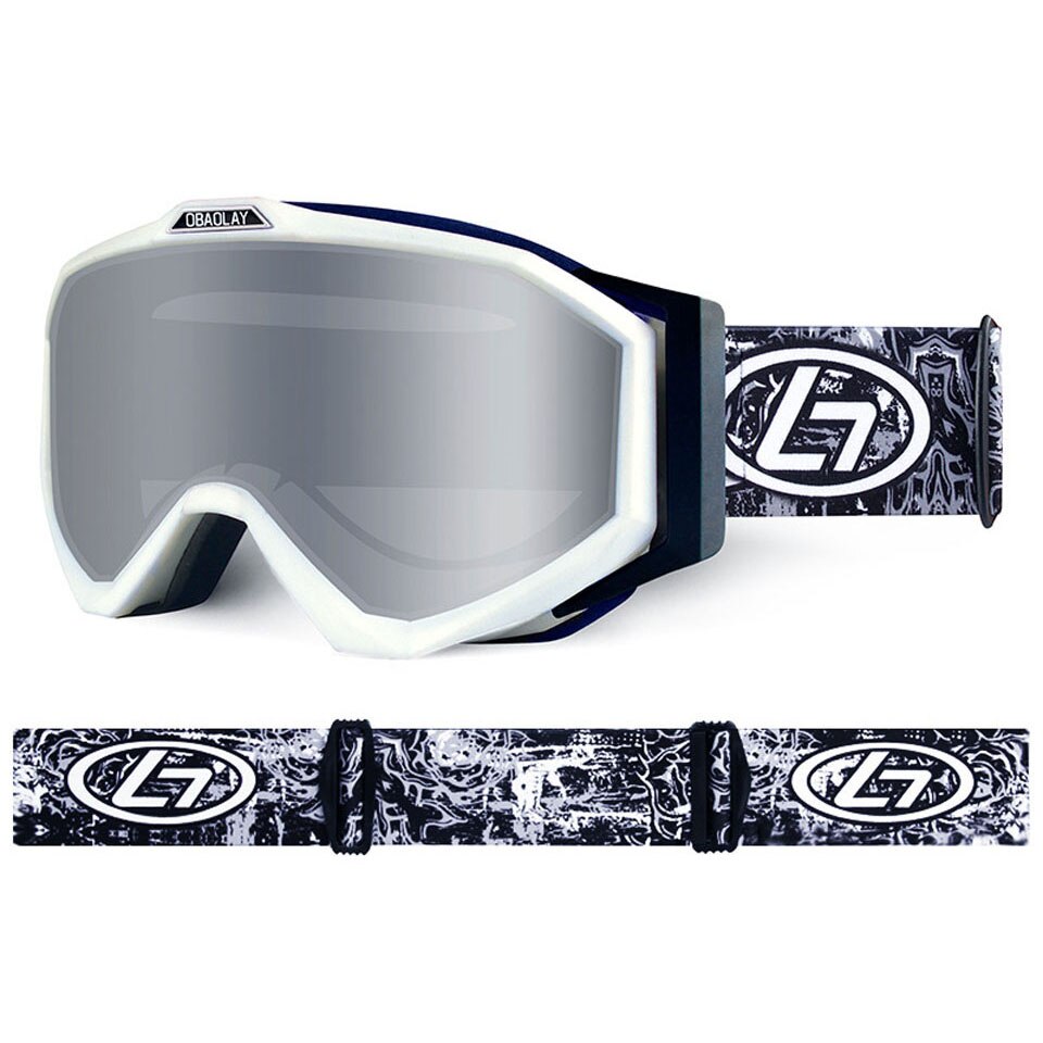 Skidglasögon dubbla lager lins anti-fog  uv400 skidglasögon skidåkning snowboard herr dam snöglasögon